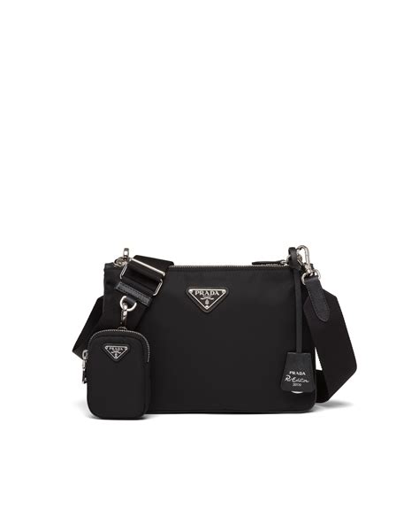 prada re edition 2000 saffiano|Black Re.